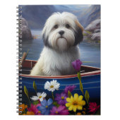 Havanees op een peddel: een Schilderachtig avontuu Notitieboek (Voorkant)