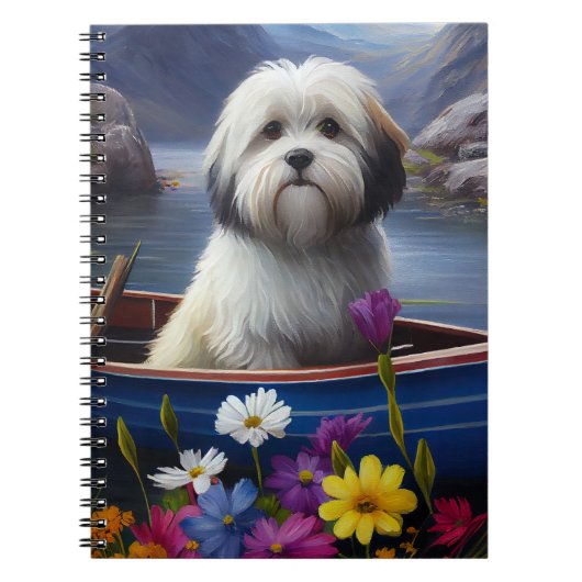 Havanees op een peddel: een Schilderachtig avontuu Notitieboek (Voorkant)