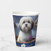 Havanees op een peddel: een Schilderachtig avontuu Papieren Bekers (Achterkant)