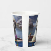 Havanees op een peddel: een Schilderachtig avontuu Papieren Bekers (Links)