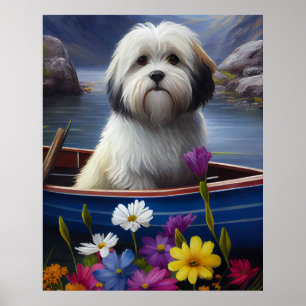 Havanees op een peddel: een Schilderachtig avontuu Poster
