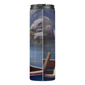 Havanees op een peddel: een Schilderachtig avontuu Thermosbeker (Achterkant)