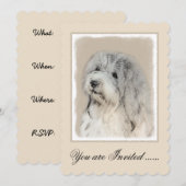 Havanees schilderen (Gold Sable) - Oorspronkelijke Kaart (Voorkant / Achterkant)