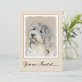 Havanees schilderen (Gold Sable) - Oorspronkelijke Kaart (Staand voorkant)