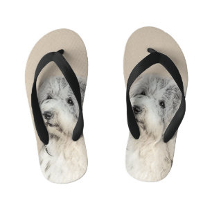 Havanees schilderen (Gold Sable) - Oorspronkelijke Kinder Teenslippers