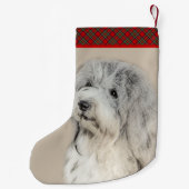 Havanees schilderen (Gold Sable) - Oorspronkelijke Kleine Kerstsok (Achterkant)