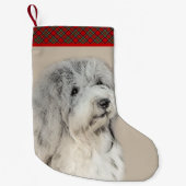 Havanees schilderen (Gold Sable) - Oorspronkelijke Kleine Kerstsok (Voorkant)
