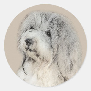Havanees schilderen (Gold Sable) - Oorspronkelijke Ronde Sticker
