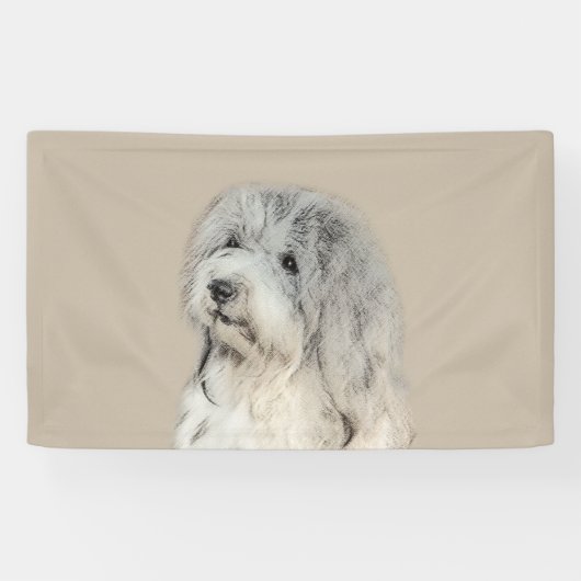 Havanees schilderen (Gold Sable) - Oorspronkelijke Spandoek (Horizontaal)