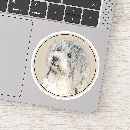 Havanees schilderen (Gold Sable) - Oorspronkelijke Sticker (Detail)