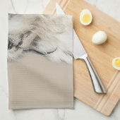 Havanees schilderen (Gold Sable) - Oorspronkelijke Theedoek (Quarter Fold)