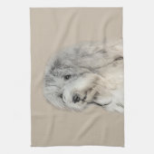 Havanees schilderen (Gold Sable) - Oorspronkelijke Theedoek (Verticaal)