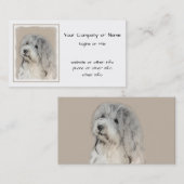 Havanees schilderen (Gold Sable) - Oorspronkelijke Visitekaartje (Voorkant / Achterkant)