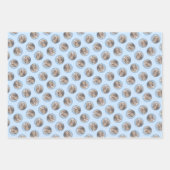 Havanees schilderij Zilver Schattige Originele Pet Inpakpapier Vel (Voorkant)