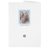 Havanees (zilver) schilderen - Kute Original Dog A (Achterkant)