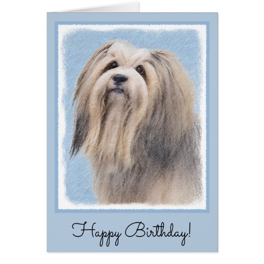 Havanees (zilver) schilderen - Kute Original Dog A (Voorkant)