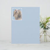 Havanees (zilver) schilderen - Kute Original Dog A (Staand voorkant)