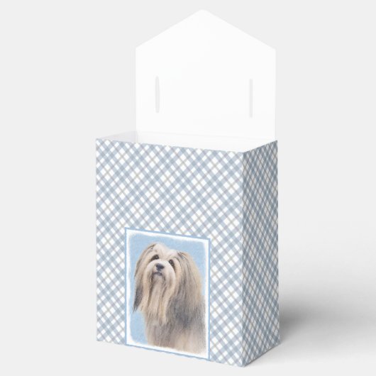 Havanees (zilver) schilderen - Kute Original Dog A Bedankdoosjes (Geopend)