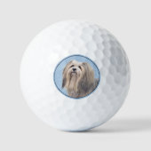 Havanees (zilver) schilderen - Kute Original Dog A Golfballen (Voorkant)