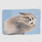 Havanees (zilver) schilderen - Kute Original Dog A Golfhanddoek (Horizontaal)