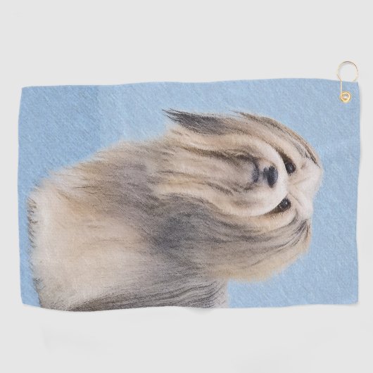 Havanees (zilver) schilderen - Kute Original Dog A Golfhanddoek (Horizontaal)