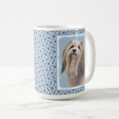 Havanees (zilver) schilderen - Kute Original Dog A Koffiemok (Voorkant rechts)