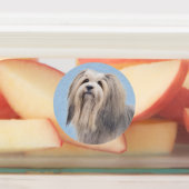 Havanees (zilver) schilderen - Kute Original Dog A Labels (Aangebracht)