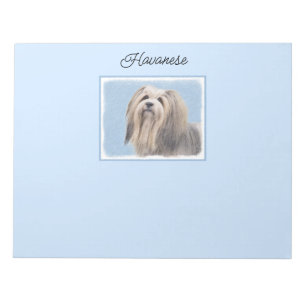 Havanees (zilver) schilderen - Kute Original Dog A Notitieblok
