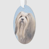 Havanees (zilver) schilderen - Kute Original Dog A Ornament (voorkant)