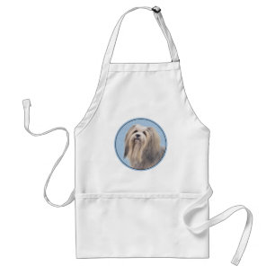 Havanees (zilver) schilderen - Kute Original Dog A Standaard Schort