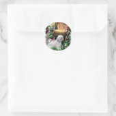 Havanese Art Gifts Ronde Sticker (Tas)