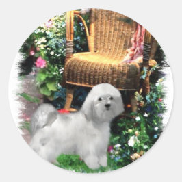 Havanese Art Gifts Ronde Sticker