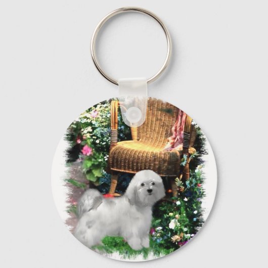 Havanese Art Gifts Sleutelhanger (Voorkant)