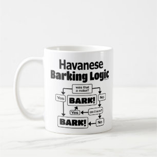 Havanese Barking Logic Koffiemok