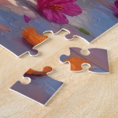 Havanese Bougainvillea Binnenplaats Kunst Legpuzzel (Zijkant)