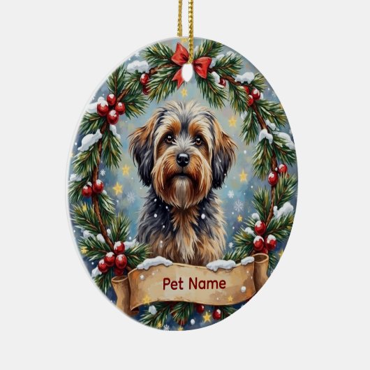 Havanese Christmas Keramisch Ornament (Rechts)