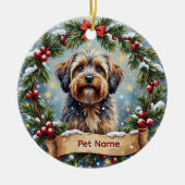 Havanese Christmas Keramisch Ornament (Voorkant)