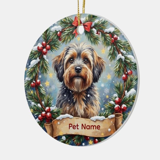 Havanese Christmas Keramisch Ornament (Links)