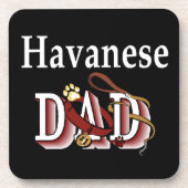 Havanese DAD Drankjes Onderzetter (Voorkant)