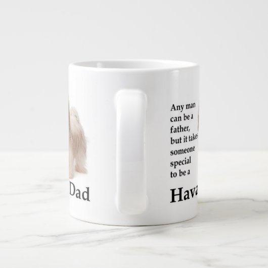 Havanese Dad Jumbo Mok (Achterkant)