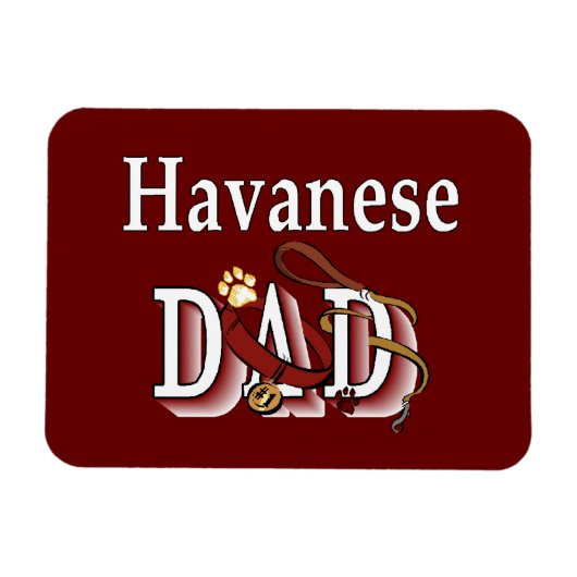 Havanese DAD Magneet (Horizontaal)