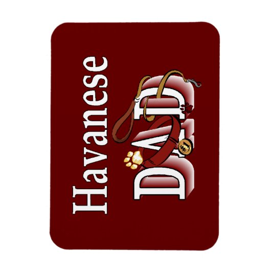Havanese DAD Magneet (Verticaal)