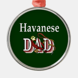 Havanese DAD Metalen Ornament