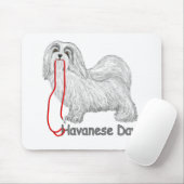 Havanese Dag Muismat (Met muis)