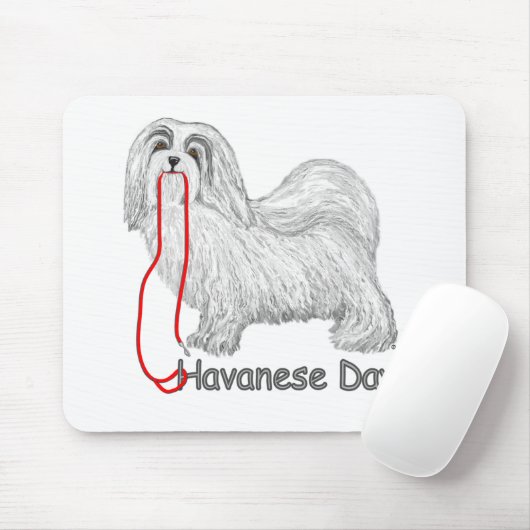 Havanese Dag Muismat (Met muis)