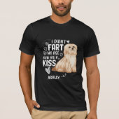 Havanese Didnt Fart Kiss Dog T-shirt (Voorkant)