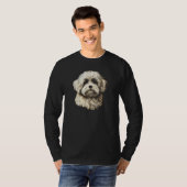 Havanese Dog Bolonka Shih Tzu Lhasa Apso Maltese A T-shirt (Voorkant volledig)