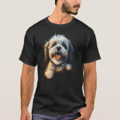 Havanese Dog Bolonka Shih Tzu Lhasa Apso Maltese G T-shirt (Voorkant)
