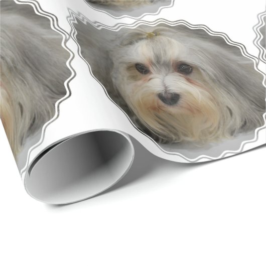Havanese Dog Cadeaupapier (Rol Hoek)