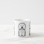 Havanese Dog Cartoon Espresso Kop (Voorkant)